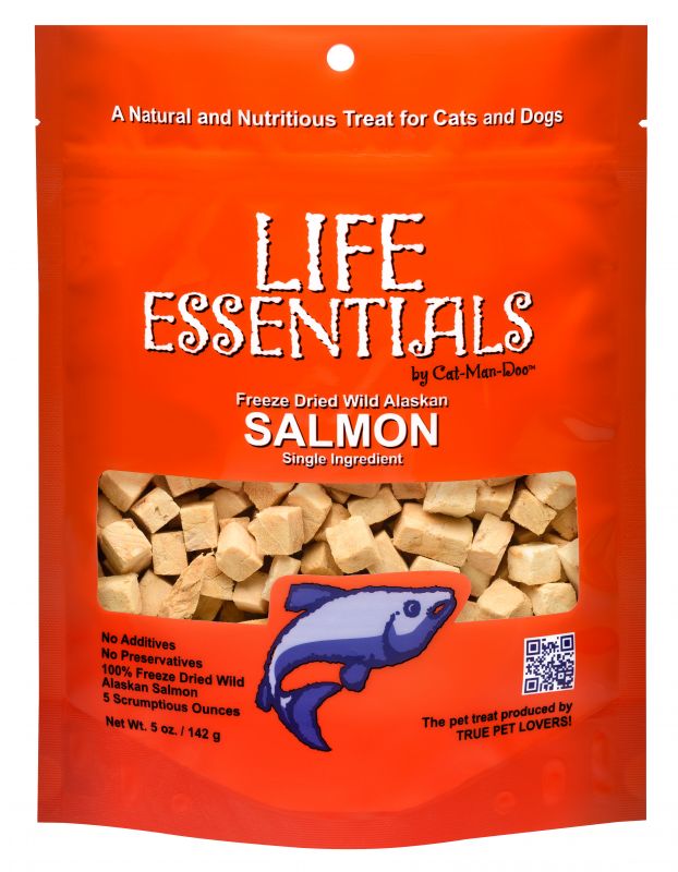 Cat-Man-Doo™ Freeze-Dried Wild Alaskan Salmon Cat & Dog Treats 2 Oz