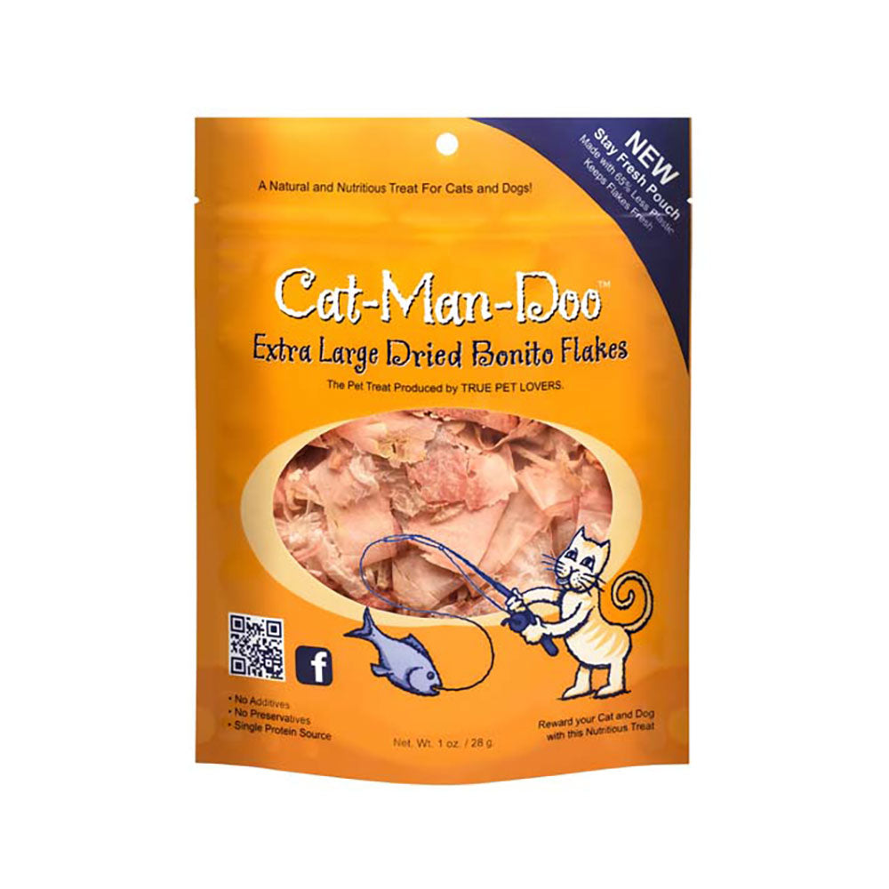 Cat-Man-Doo™ X-Large Dried Bonito Flakes Cat Treats 1 Oz