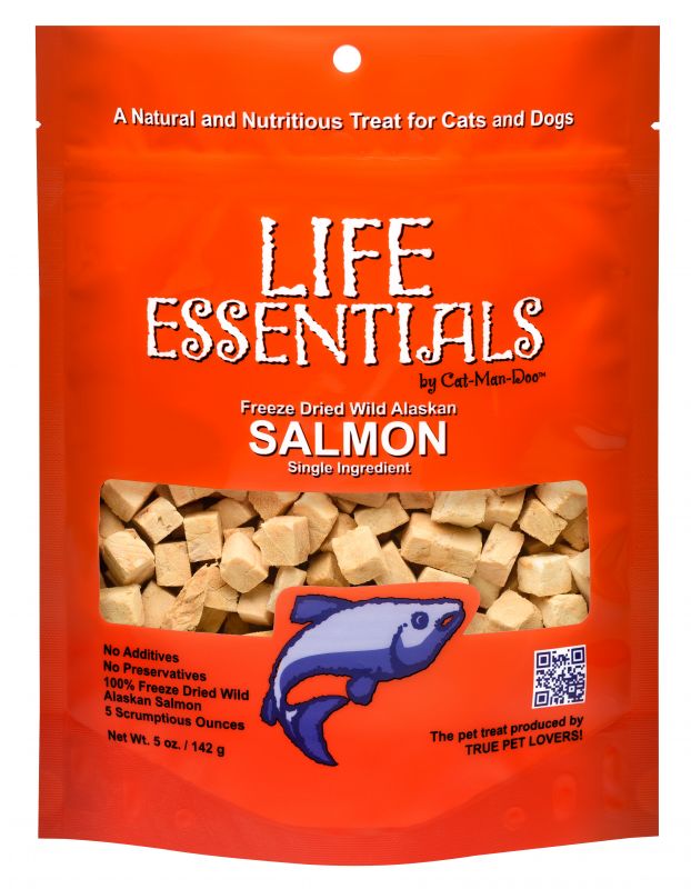 Cat-Man-Doo™ Freeze-Dried Wild Alaskan Salmon Cat & Dog Treats 5 Oz-