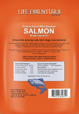 Cat-Man-Doo™ Freeze-Dried Wild Alaskan Salmon Cat & Dog Treats 2 Oz